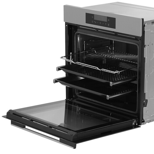 Купить Электрический духовой шкаф Bosch HJG852YS0 серебристый  9286700. Характеристики, отзывы и цены в Донецке