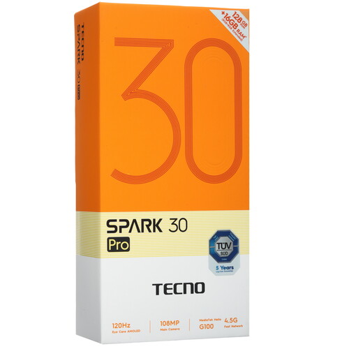 Купить 6.78" Смартфон Tecno SPARK 30 Pro 128 ГБ черный  5482712. Характеристики, отзывы и цены в Донецке