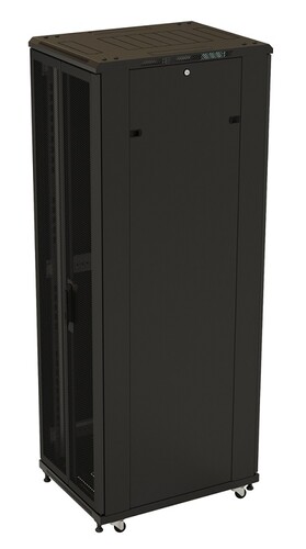 Купить Шкаф коммутационный Hyperline TTB-4266-DD-RAL9004  8193736. Характеристики, отзывы и цены в Донецке