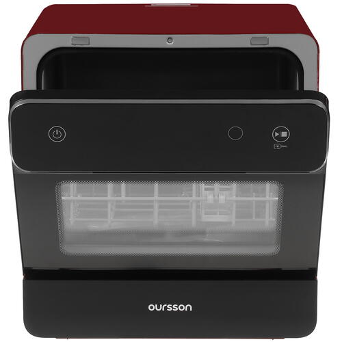 Купить Посудомоечная машина Oursson DW4001TD/DC красный  5300101. Характеристики, отзывы и цены в Донецке