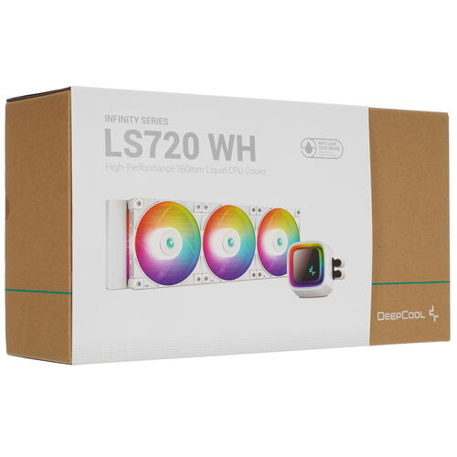 Купить Система охлаждения DEEPCOOL LS720 WH  белая  5048328. Характеристики, отзывы и цены в Донецке