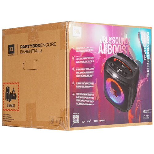 Купить Портативная аудиосистема JBL Partybox Encore Essential 2, черный  5618925. Характеристики, отзывы и цены в Донецке