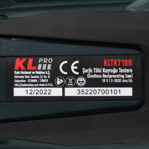 Купить Сабельная пила KLPRO KLTKT18B-00   , Без ЗУ, Без АКБ  9150408. Характеристики, отзывы и цены в Донецке