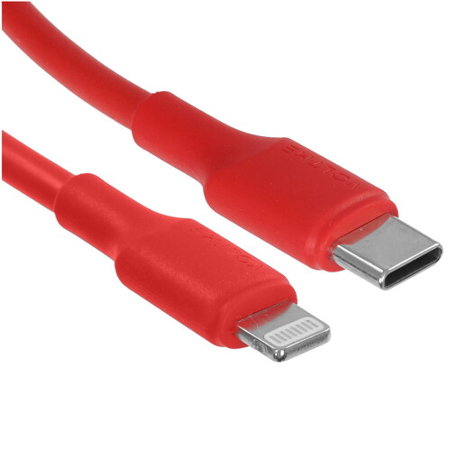 Купить Кабель круглый VOLTME Lightning 8-pin - USB Type-C красный 1.2 м  9210895. Характеристики, отзывы и цены в Донецке