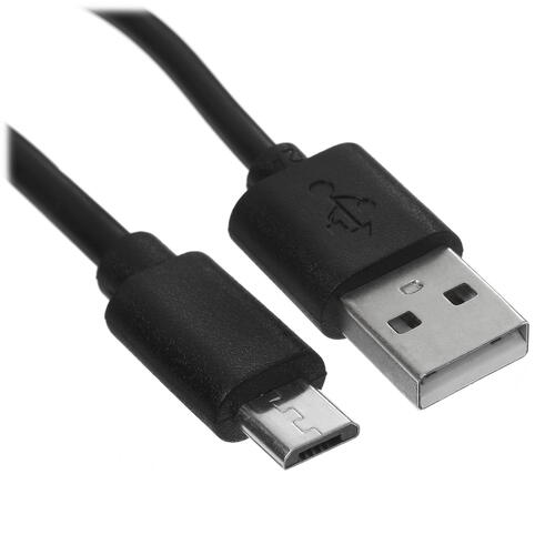 Купить Кабель круглый FinePower micro USB - USB 2.0 Type-A черный 1 м  5405269. Характеристики, отзывы и цены в Донецке
