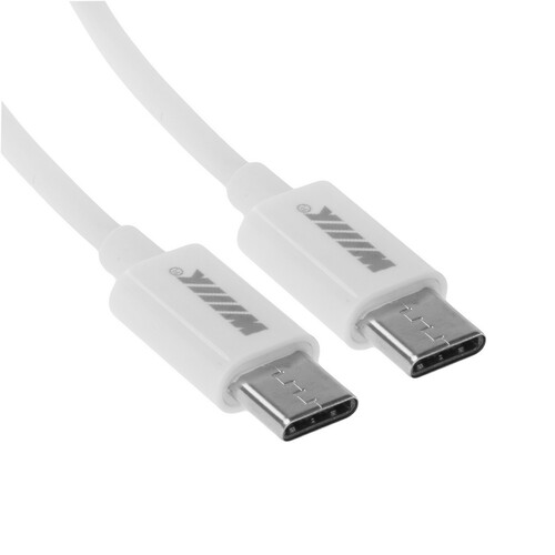 Купить Кабель круглый WIIIX USB Type-C - USB Type-C белый 1 м  5488287. Характеристики, отзывы и цены в Донецке