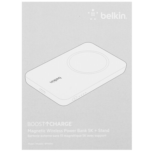Купить Портативный аккумулятор Belkin BoostCharge Magnetic черный  5492413. Характеристики, отзывы и цены в Донецке