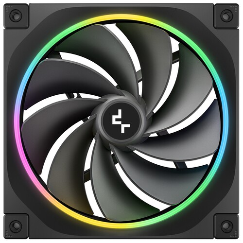 Купить Реверсный вентилятор DEEPCOOL FL14R [R-FL14R-BKAPN1-G] черный  5635688. Характеристики, отзывы и цены в Донецке