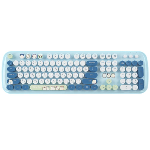 Купить Клавиатура+мышь беспроводная   MOFii SMK-648M3AG синий  9241040. Характеристики, отзывы и цены в Донецке