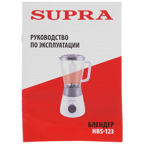 Купить Блендер стационарный SUPRA HBS-123 белый  9902953. Характеристики, отзывы и цены в Донецке