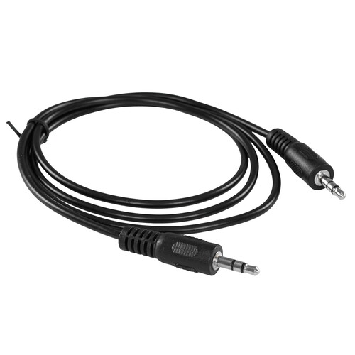 Купить Кабель   Сигнал 3.5 mm jack - 3.5 mm jack черный  5480115. Характеристики, отзывы и цены в Донецке