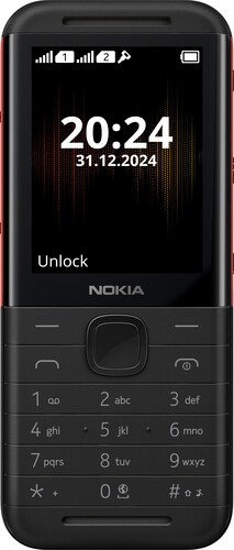 Купить Сотовый телефон Nokia 5310 (2024) черный/красный  5482587. Характеристики, отзывы и цены в Донецке
