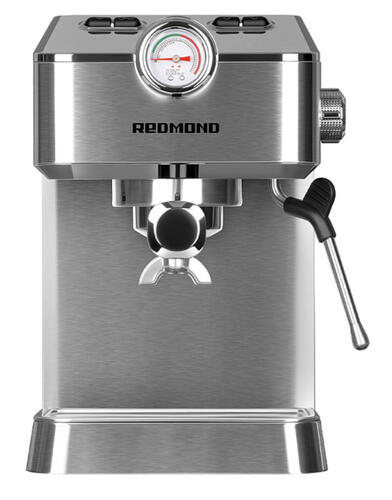 Купить Кофеварка рожковая Redmond CM711 серебристый  9088512. Характеристики, отзывы и цены в Донецке
