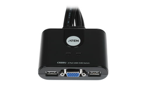 Купить KVM переключатель ATEN CS22U  7968177. Характеристики, отзывы и цены в Донецке