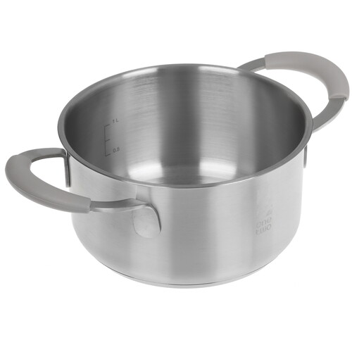 Купить Кастрюля OneTwo Sapphire O3SC15 1.5 л 16 см серебристый  9204312. Характеристики, отзывы и цены в Донецке