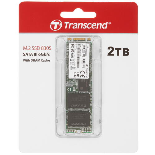 Купить 2000 ГБ M.2 SATA накопитель Transcend MTS830S [TS2TMTS830S]  5360340. Характеристики, отзывы и цены в Донецке