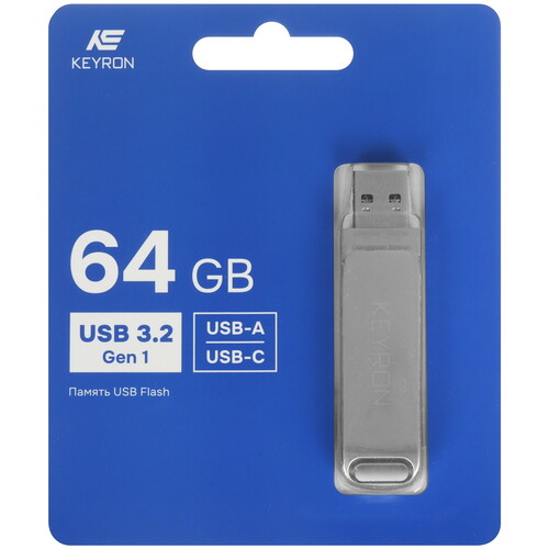 Купить Память USB Flash 64 ГБ KEYRON KN-64GFM  9272584. Характеристики, отзывы и цены в Донецке