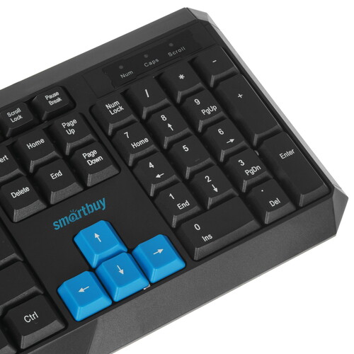 Купить Клавиатура+мышь  проводная  Smartbuy ONE 230346 черный  5027073. Характеристики, отзывы и цены в Донецке
