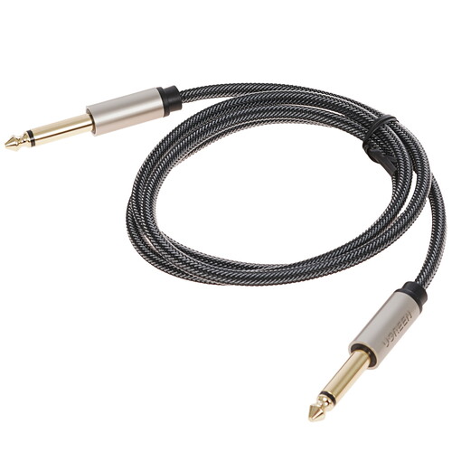 Купить Кабель   Ugreen jack 6.3 мм - jack 6.3 мм серый  9154929. Характеристики, отзывы и цены в Донецке