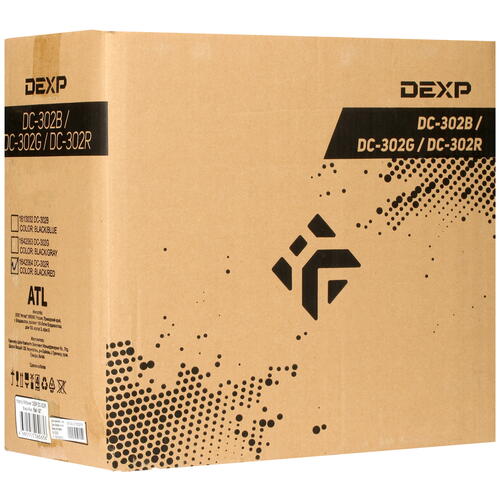 Купить Корпус DEXP DC-302R  красный  1642064. Характеристики, отзывы и цены в Донецке