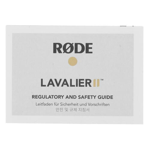 Микрофон RODE Lavalier II черный Купить Микрофон RODE Lavalier II черный  5017167. Характеристики, отзывы и цены в Донецке
