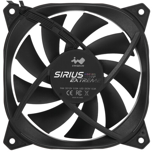 Купить Вентилятор InWin Sirius Extreme ASE120 [IW-FN-ASE120-1PK] черный  5615546. Характеристики, отзывы и цены в Донецке
