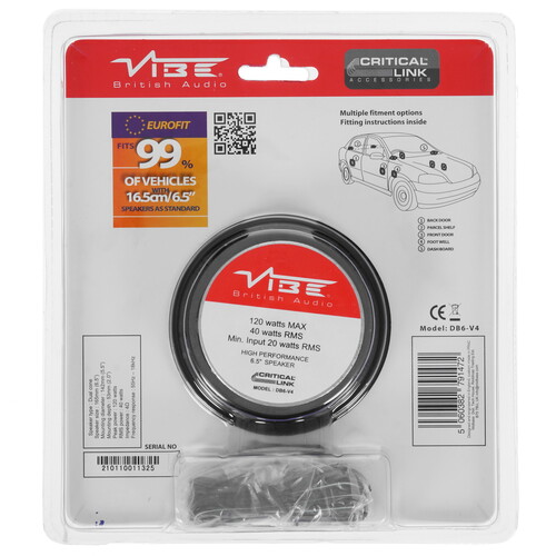 Купить Коаксиальная акустическая система Vibe DB6-V4  4777020. Характеристики, отзывы и цены в Донецке