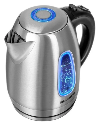 Купить Электрочайник Redmond RK-M183 серебристый  1070851. Характеристики, отзывы и цены в Донецке