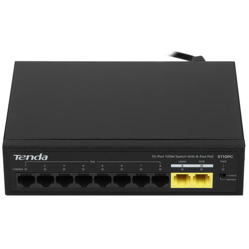 Купить Коммутатор Tenda S110PC  9114620. Характеристики, отзывы и цены в Донецке