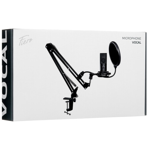 Купить Микрофонный комплект Fiero Vocal черный  9072974. Характеристики, отзывы и цены в Донецке