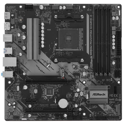 Купить Материнская плата ASRock B550M Phantom Gaming 4  4821415. Характеристики, отзывы и цены в Донецке