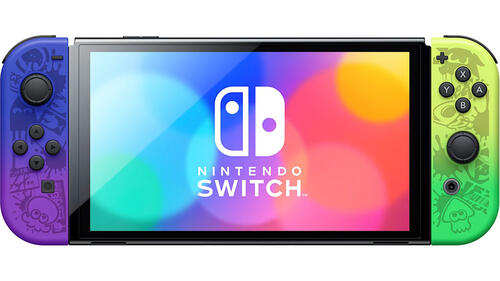 Купить Игровая консоль Nintendo Switch OLED – Splatoon 3 Edition зеленый, фиолетовый  5092359. Характеристики, отзывы и цены в Донецке