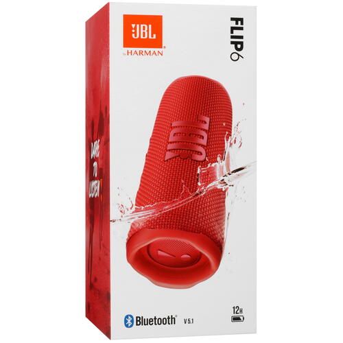 Купить Портативная колонка JBL Flip 6, красный  5054666. Характеристики, отзывы и цены в Донецке