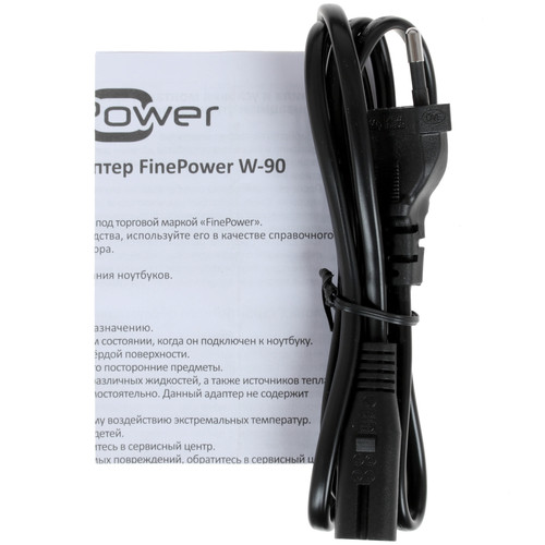 Купить Адаптер питания сетевой FinePower W-90  1364355. Характеристики, отзывы и цены в Донецке