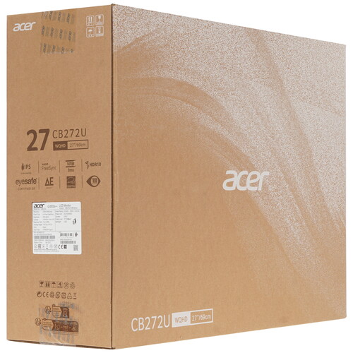 Купить 27" Монитор Acer Vero CB272UE3bmiprux черный  5455301. Характеристики, отзывы и цены в Донецке