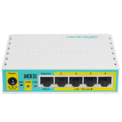 Купить Маршрутизатор Mikrotik hEX PoE lite  1045781. Характеристики, отзывы и цены в Донецке
