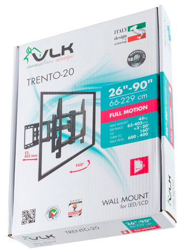 Купить Кронштейн для ТВ VLK TRENTO-20 черный  4827798. Характеристики, отзывы и цены в Донецке