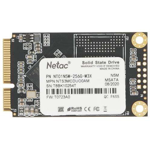 Купить 256 ГБ MSATA накопитель Netac N5M [NT01N5M-256G-M3X]  4715979. Характеристики, отзывы и цены в Донецке