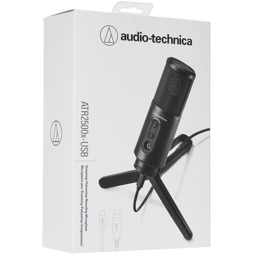 Купить Микрофон Audio-technica ATR2500x-USB черный  4821133. Характеристики, отзывы и цены в Донецке