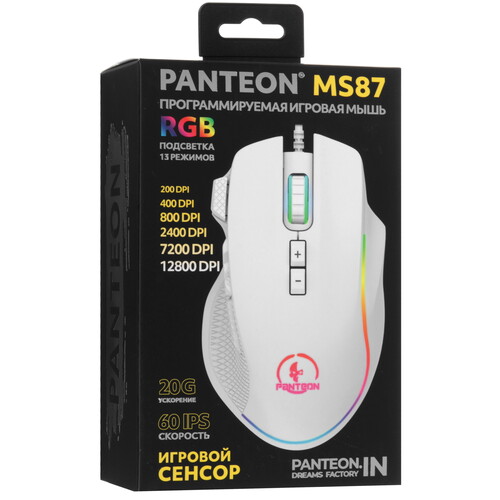Купить Мышь проводная Panteon MS87  9299438. Характеристики, отзывы и цены в Донецке