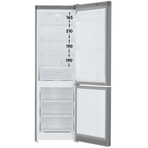 Купить Холодильник с морозильником  Indesit ITS 4180 XB серебристый  9082292. Характеристики, отзывы и цены в Донецке