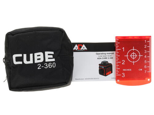 Купить Лазерный нивелир ADA Cube 2-360 Professional Edition  1072827. Характеристики, отзывы и цены в Донецке