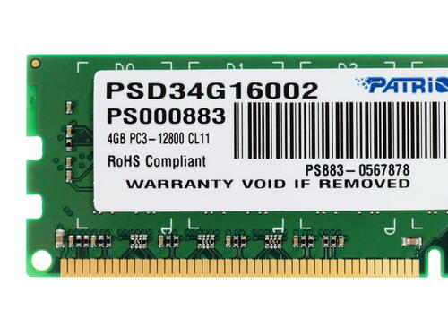 Купить Оперативная память Patriot Signature [PSD34G16002] 4 ГБ  1083281. Характеристики, отзывы и цены в Донецке