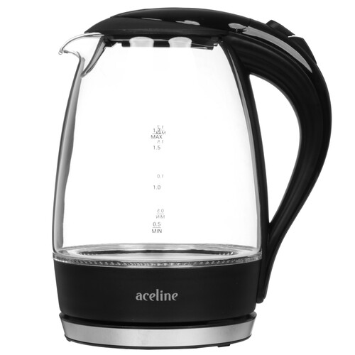 Купить Электрочайник Aceline GF-175 черный  5629331. Характеристики, отзывы и цены в Донецке