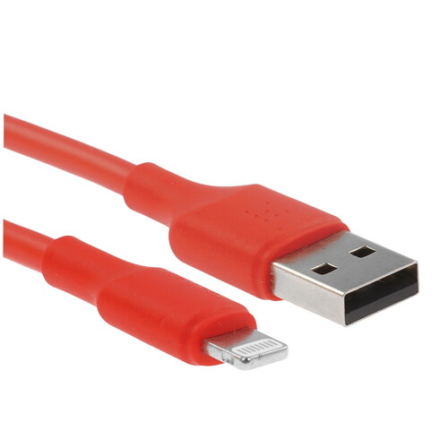 Купить Кабель круглый VOLTME Lightning 8-pin - USB 2.0 Type-A красный 1.2 м  9210864. Характеристики, отзывы и цены в Донецке