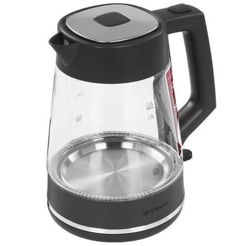 Купить Электрочайник Gressel RGRK-771116 серый  9256888. Характеристики, отзывы и цены в Донецке