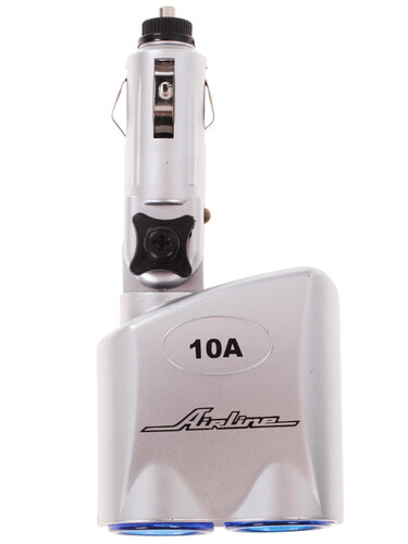 Купить Разветвитель автоприкуривателя AIRLINE ASP-2L-14  1029496. Характеристики, отзывы и цены в Донецке