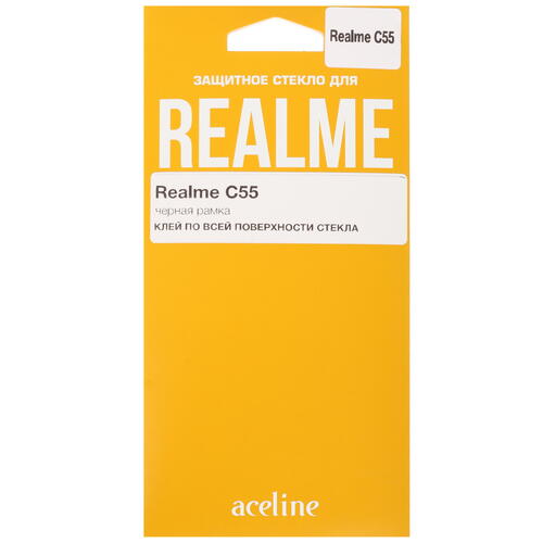 Купить Защитное стекло Aceline для экрана realme C55  5421665. Характеристики, отзывы и цены в Донецке