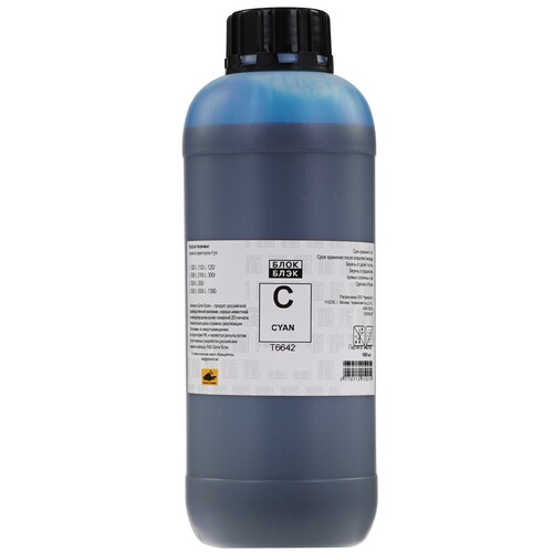 Купить Чернила  Блок Блэк EPS Т6642 голубой  9171243. Характеристики, отзывы и цены в Донецке
