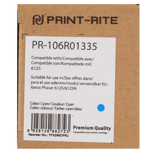 Купить Картридж лазерный Print-Rite PR-106R01335 голубой, с чипом  9101204. Характеристики, отзывы и цены в Донецке
